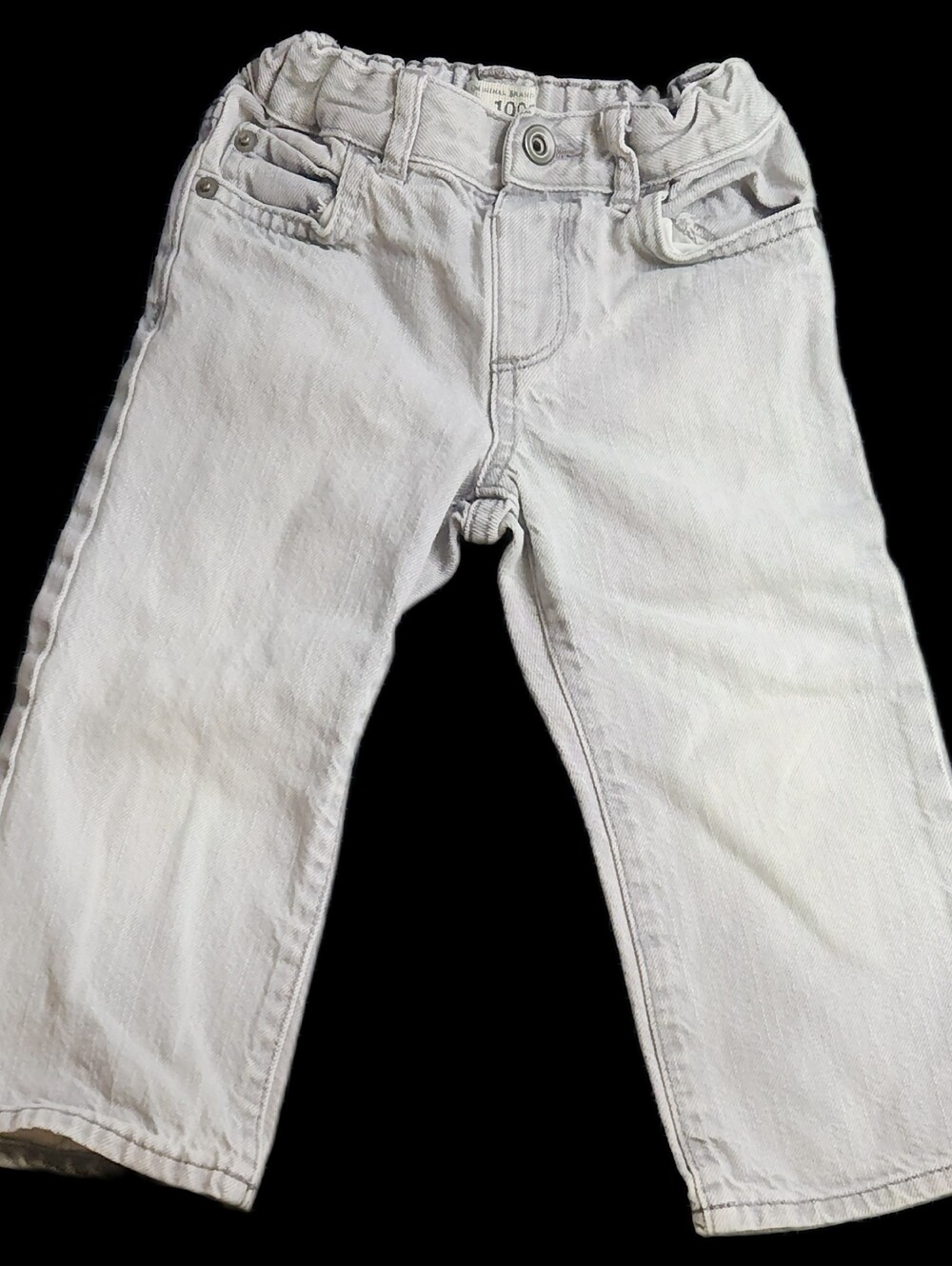 #KC002 Place kid’s Relaxed-fit Jeans in Light Gray
